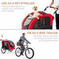 The Red Rocket Pet Bike Trailer