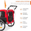 The Red Rocket Pet Bike Trailer