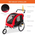 The Red Rocket Pet Bike Trailer